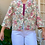 Thumbnail: Cream Floral Summer Blazer