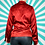 Thumbnail: Burnt Orange Silky Blouse
