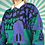 Thumbnail: Purple Funky Knit Jumper 