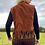 Thumbnail: Brown Suede Tassle Waistcoat