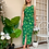 Thumbnail: Green Silk Retro Maxi
