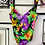 Thumbnail: Purple Floral Vintage Swimsuit