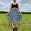 Thumbnail: Mint Floral Pleated Skirt
