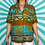 Thumbnail: Mustard Retro Vintage Blouse