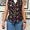 Thumbnail: Pink Floral Velvet Waistcoat