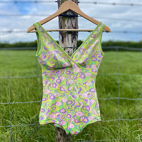 Green Retro Swimsuit 