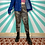 Thumbnail: Animal Print Fleece Leggings