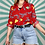 Thumbnail: Red Retro Blouse
