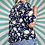 Thumbnail: Navy Floral Silk Blouse