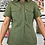 Thumbnail: Green Khaki Fitted Shirt