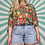 Thumbnail: Vintage Patterned Funky Blouse