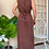Thumbnail: Brown Silk Maxi Dress