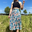 Thumbnail: Blue Floral Midi Skirt