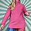 Thumbnail: Pink Half-Zip Fleece