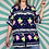 Thumbnail: Vintage Navy Hawaiian Blouse 