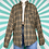 Thumbnail: Beige Cheque Wool-Mix Shirt