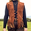 Thumbnail: Brown Suede Tassle Waistcoat