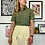 Thumbnail: Green Khaki Fitted Shirt