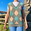 Thumbnail: 100% Wool Argyle Vest