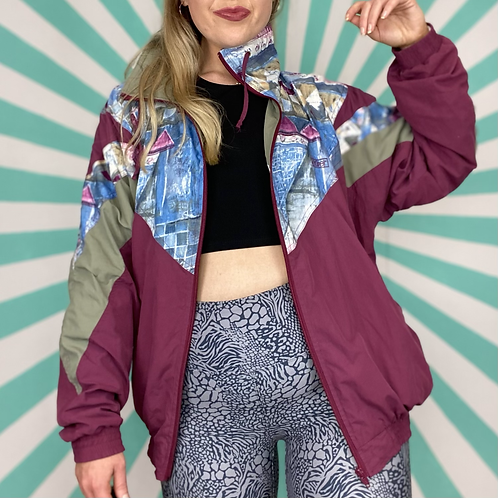 Purple Funky Windbreaker 