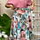 Thumbnail: Pink Floral Pleated Skirt
