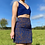 Thumbnail: Navy Animal Print Skirt