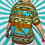 Thumbnail: Mustard Retro Vintage Blouse