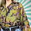 Thumbnail: Green Retro Pattern Blouse 