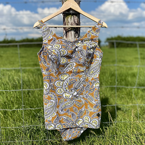 Vintage Paisley Swimsuit 