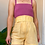 Thumbnail: Yellow Highwaist Belted Shorts