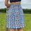 Thumbnail: Blue Floral Pleated Skirt
