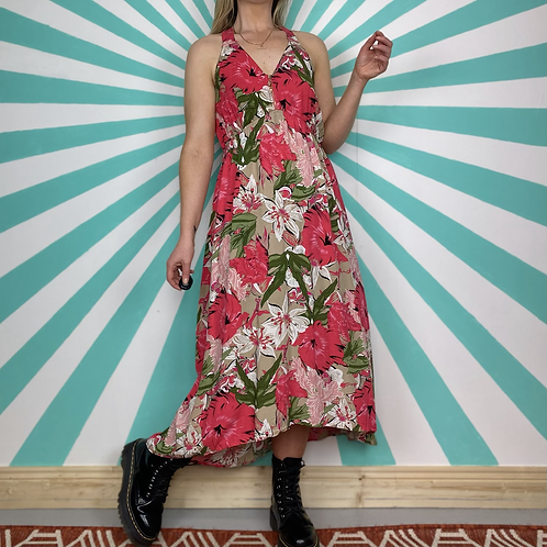 90s Pink Floral Dress
