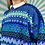 Thumbnail: Blue Funky Knit Jumper