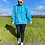 Thumbnail: Blue Floral Ski Jacket
