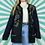 Thumbnail: Charcoal Floral Knit Cardigan