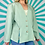 Thumbnail: Vintage Mint Blazer Top