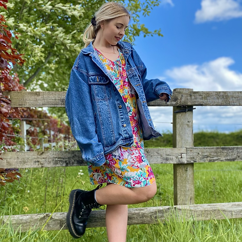 Pink Floral Summer Dress