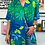Thumbnail: Blue Floral Vintage Blouse