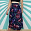 Thumbnail: Vintage Navy Floral Skirt