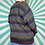 Thumbnail: Purple Funky Knit Jumper