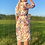 Thumbnail: Cream Floral Midi Dress 