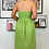 Thumbnail: Green Striped Halter Dress