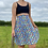 Thumbnail: Blue Floral Pleated Skirt