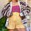 Thumbnail: Yellow Highwaist Belted Shorts