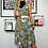 Thumbnail: Green Patchwork Midi Dress