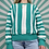 Thumbnail: Green Striped Summer Knit