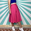 Thumbnail: Pink Linen Midi Skirt