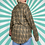 Thumbnail: Beige Cheque Wool-Mix Shirt