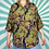 Thumbnail: Green Retro Pattern Blouse 