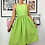Thumbnail: Green Striped Halter Dress